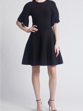 Ted baker london Olivia Rib Fit & Flare Dress 12